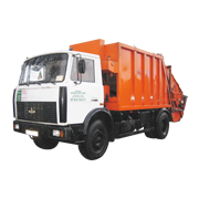 Заказать мусоровоз Faun для вывоза ТКО (твердых коммунальных отходов) Железнодорожный